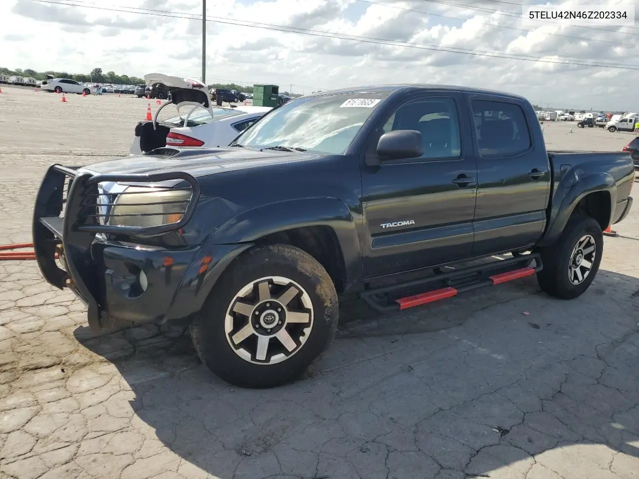2006 Toyota Tacoma Double Cab VIN: 5TELU42N46Z202334 Lot: 61618685