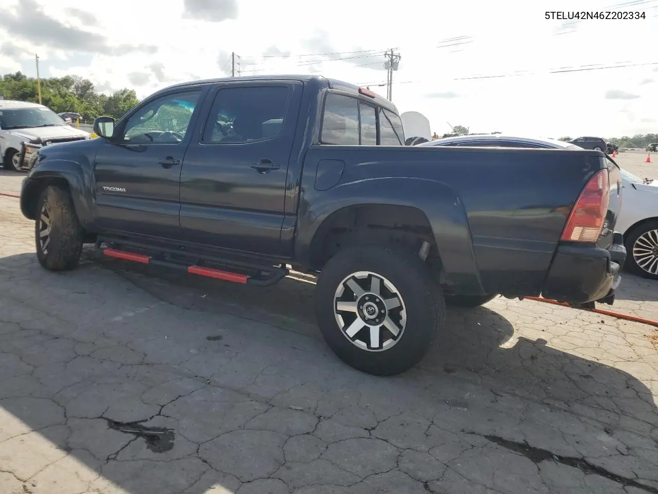 2006 Toyota Tacoma Double Cab VIN: 5TELU42N46Z202334 Lot: 61618685
