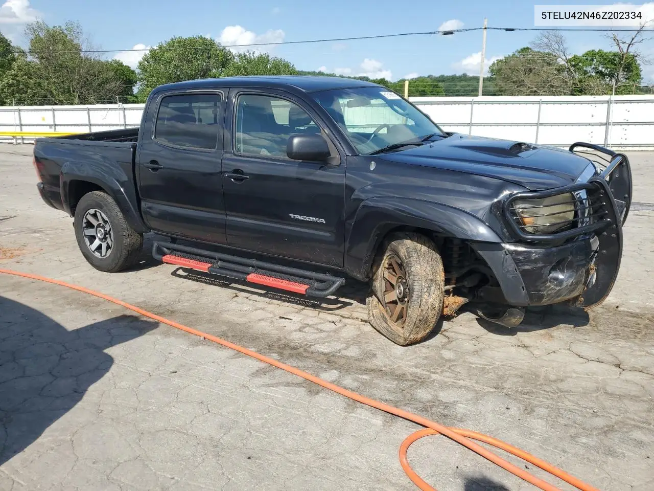 2006 Toyota Tacoma Double Cab VIN: 5TELU42N46Z202334 Lot: 61618685