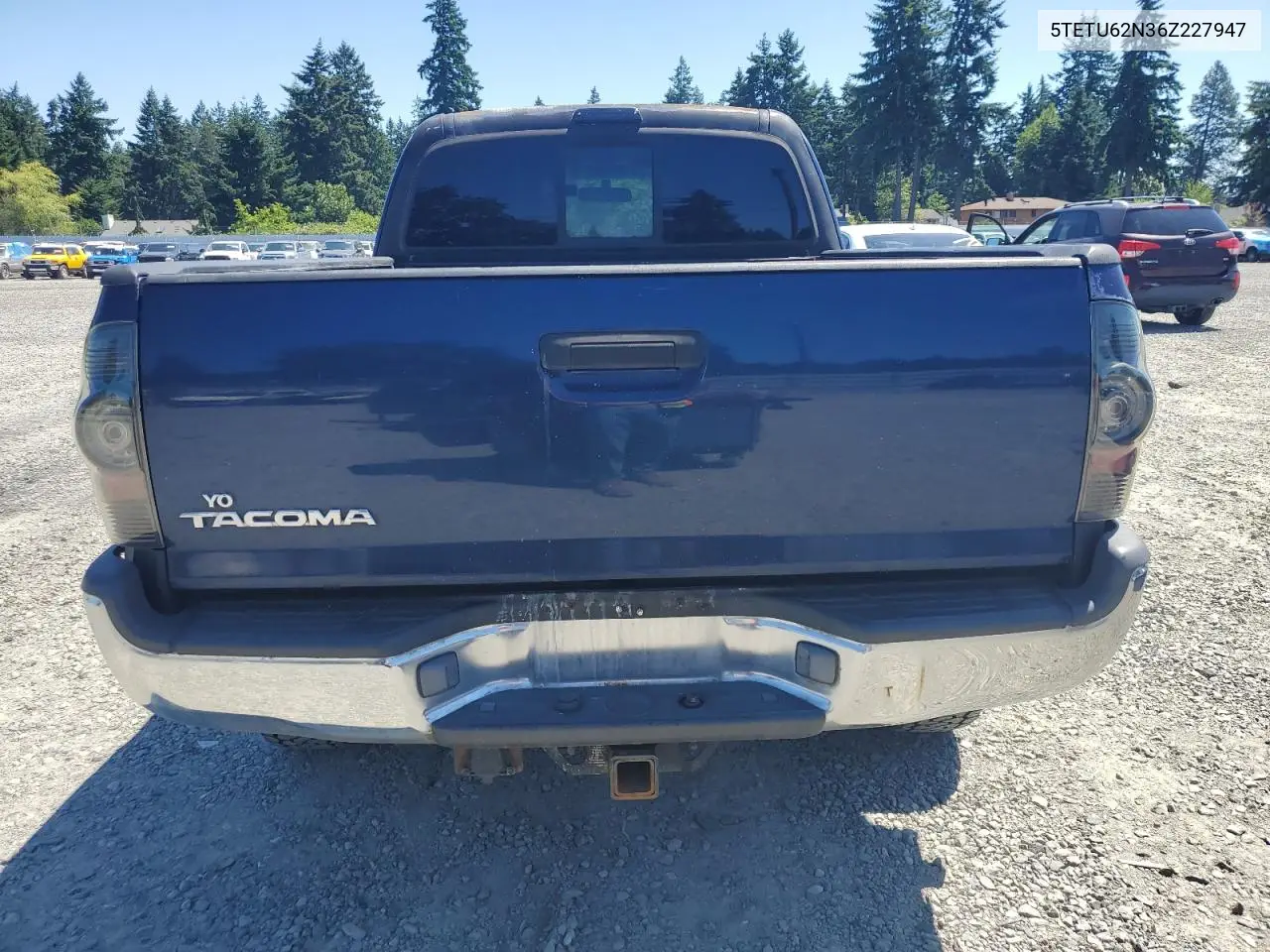 2006 Toyota Tacoma Prerunner Access Cab VIN: 5TETU62N36Z227947 Lot: 62606335