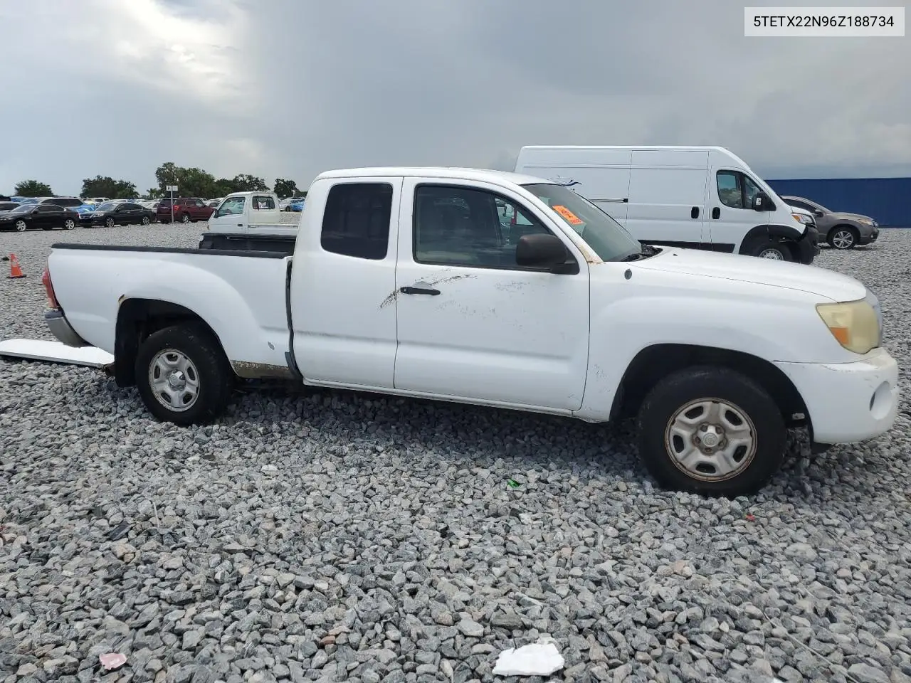 2006 Toyota Tacoma Access Cab VIN: 5TETX22N96Z188734 Lot: 62922495