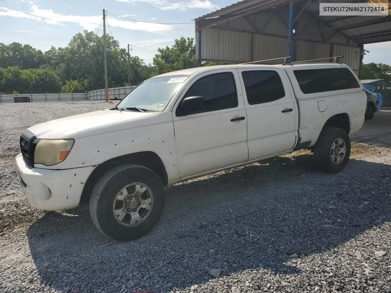 2006 Toyota Tacoma Double Cab Prerunner Long Bed VIN: 5TEKU72N46Z172474 Lot: 63059865