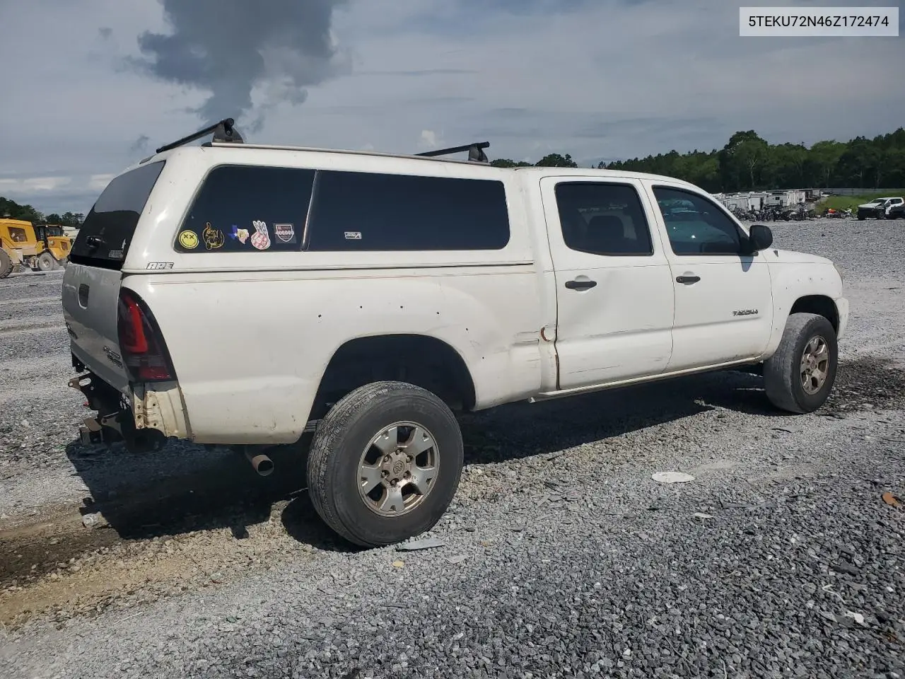 2006 Toyota Tacoma Double Cab Prerunner Long Bed VIN: 5TEKU72N46Z172474 Lot: 63059865