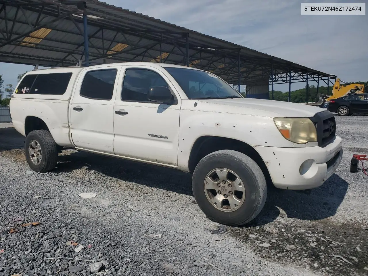 2006 Toyota Tacoma Double Cab Prerunner Long Bed VIN: 5TEKU72N46Z172474 Lot: 63059865