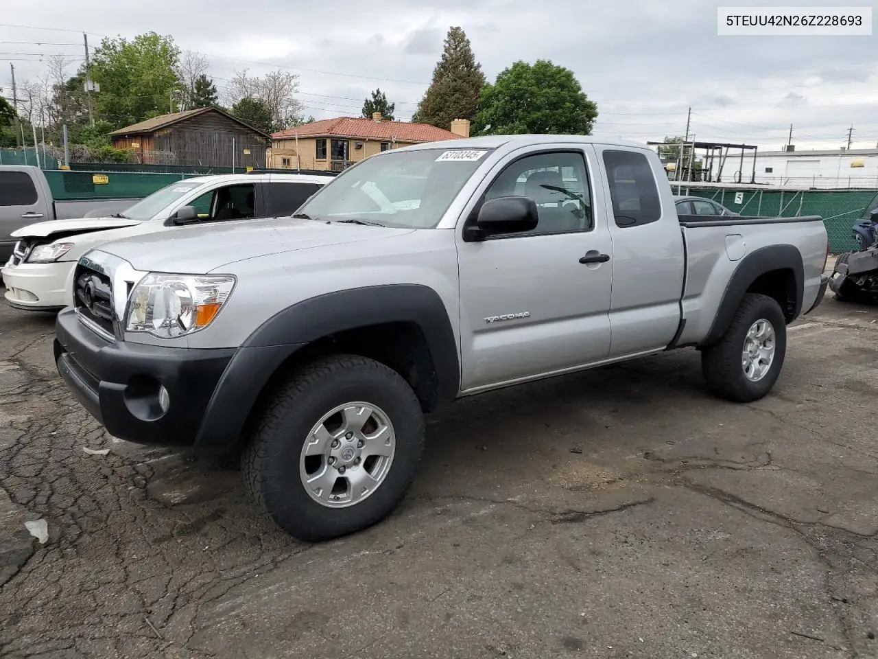 2006 Toyota Tacoma Access Cab VIN: 5TEUU42N26Z228693 Lot: 63103345