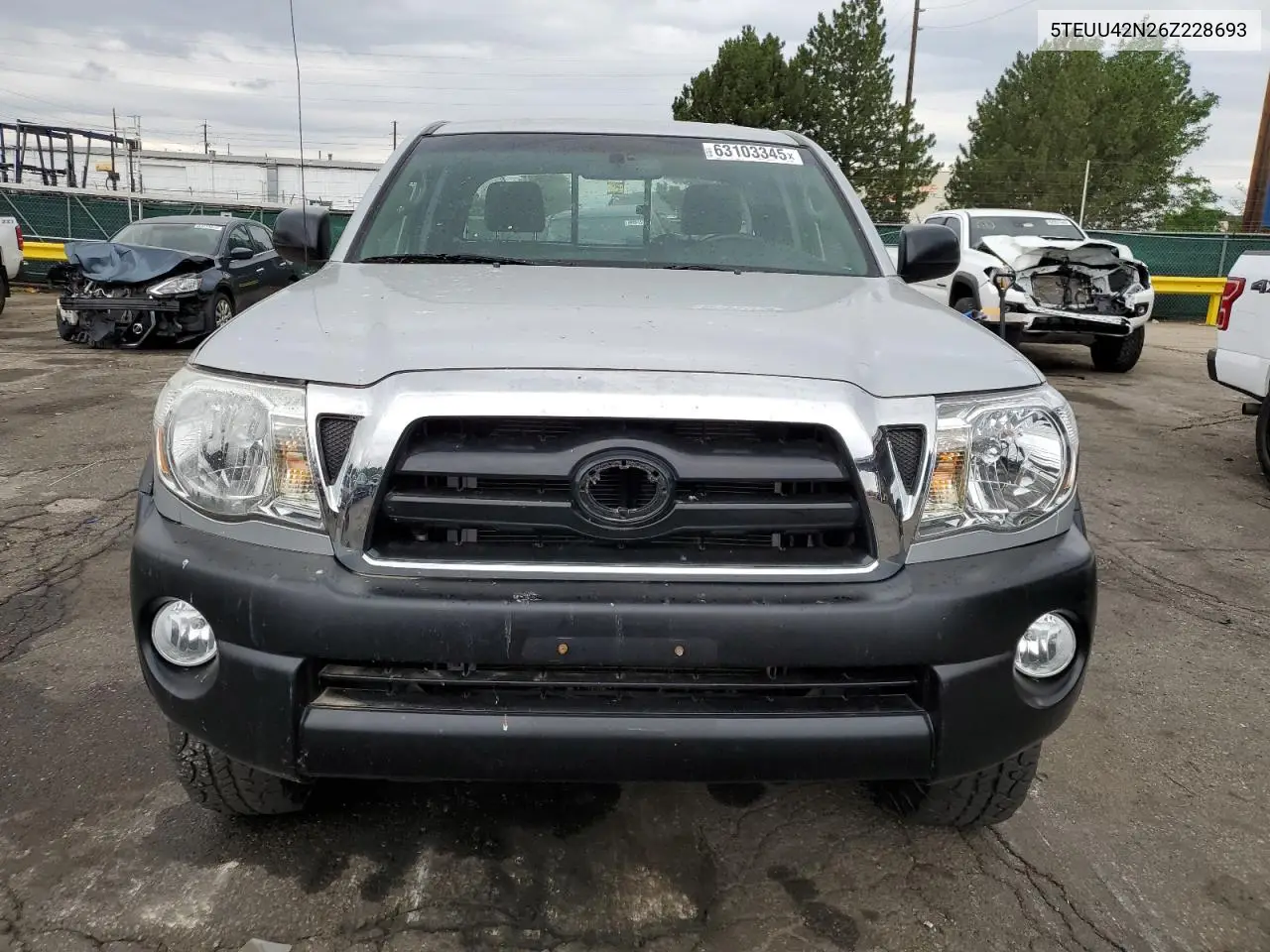 2006 Toyota Tacoma Access Cab VIN: 5TEUU42N26Z228693 Lot: 63103345