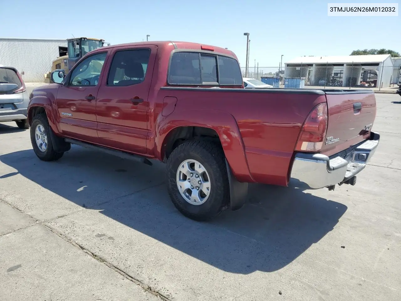2006 Toyota Tacoma Double Cab Prerunner VIN: 3TMJU62N26M012032 Lot: 63145365