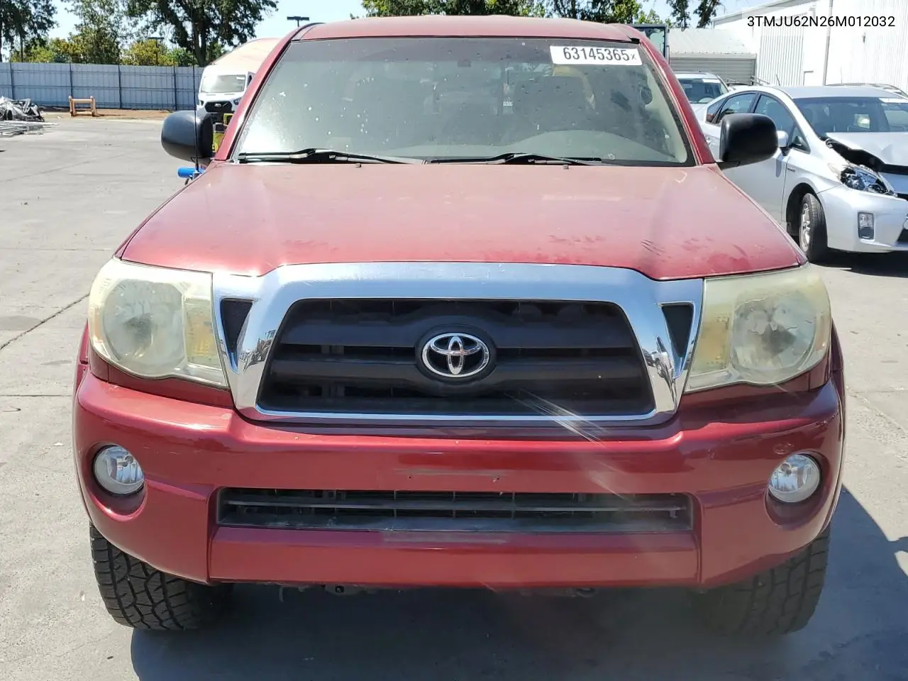2006 Toyota Tacoma Double Cab Prerunner VIN: 3TMJU62N26M012032 Lot: 63145365
