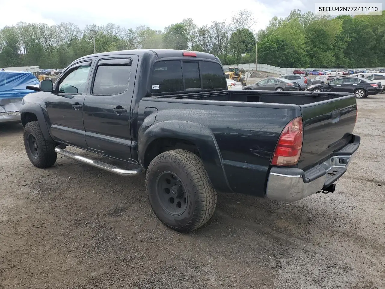 2007 Toyota Tacoma Double Cab VIN: 5TELU42N77Z411410 Lot: 56695235
