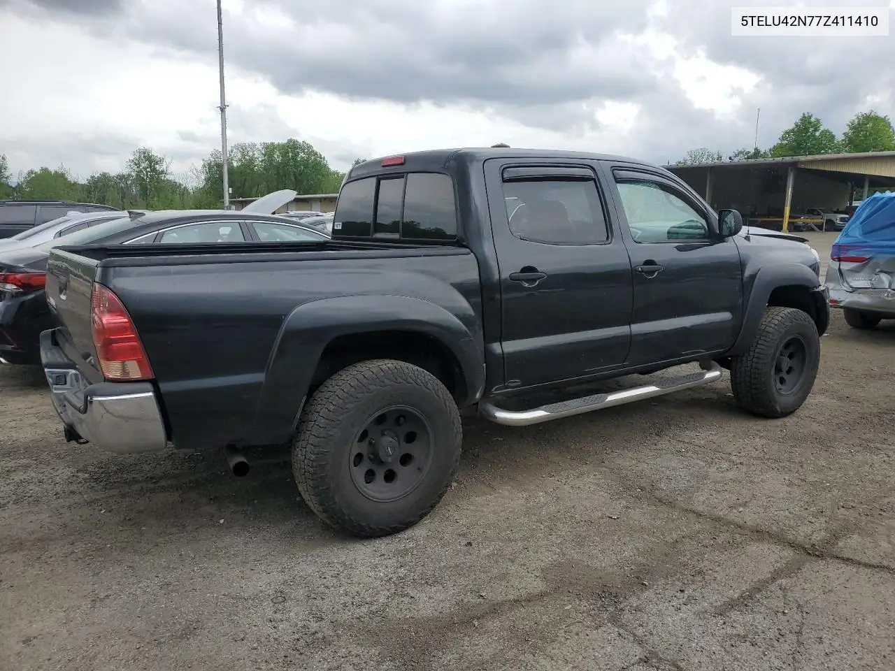 2007 Toyota Tacoma Double Cab VIN: 5TELU42N77Z411410 Lot: 56695235