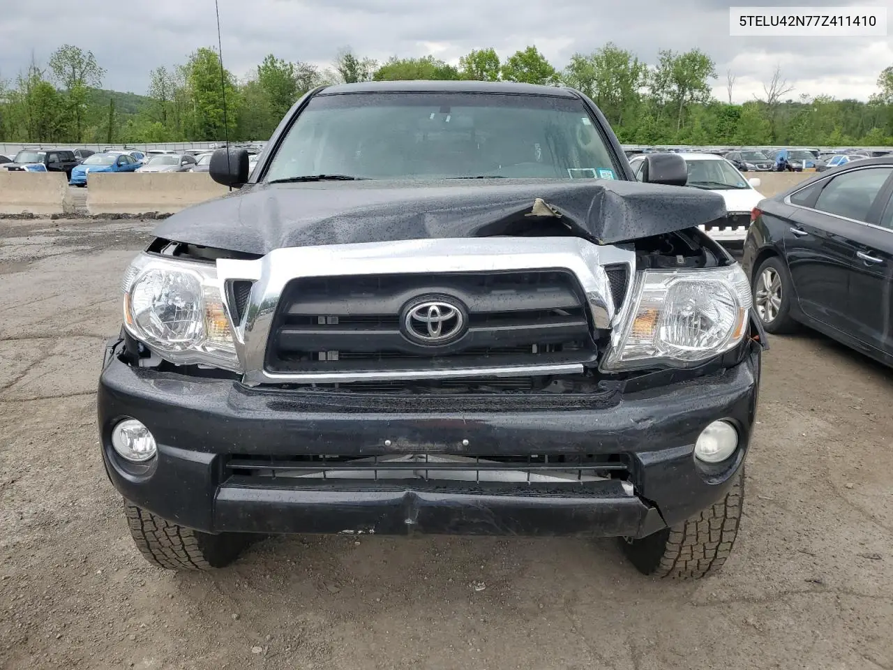 2007 Toyota Tacoma Double Cab VIN: 5TELU42N77Z411410 Lot: 56695235