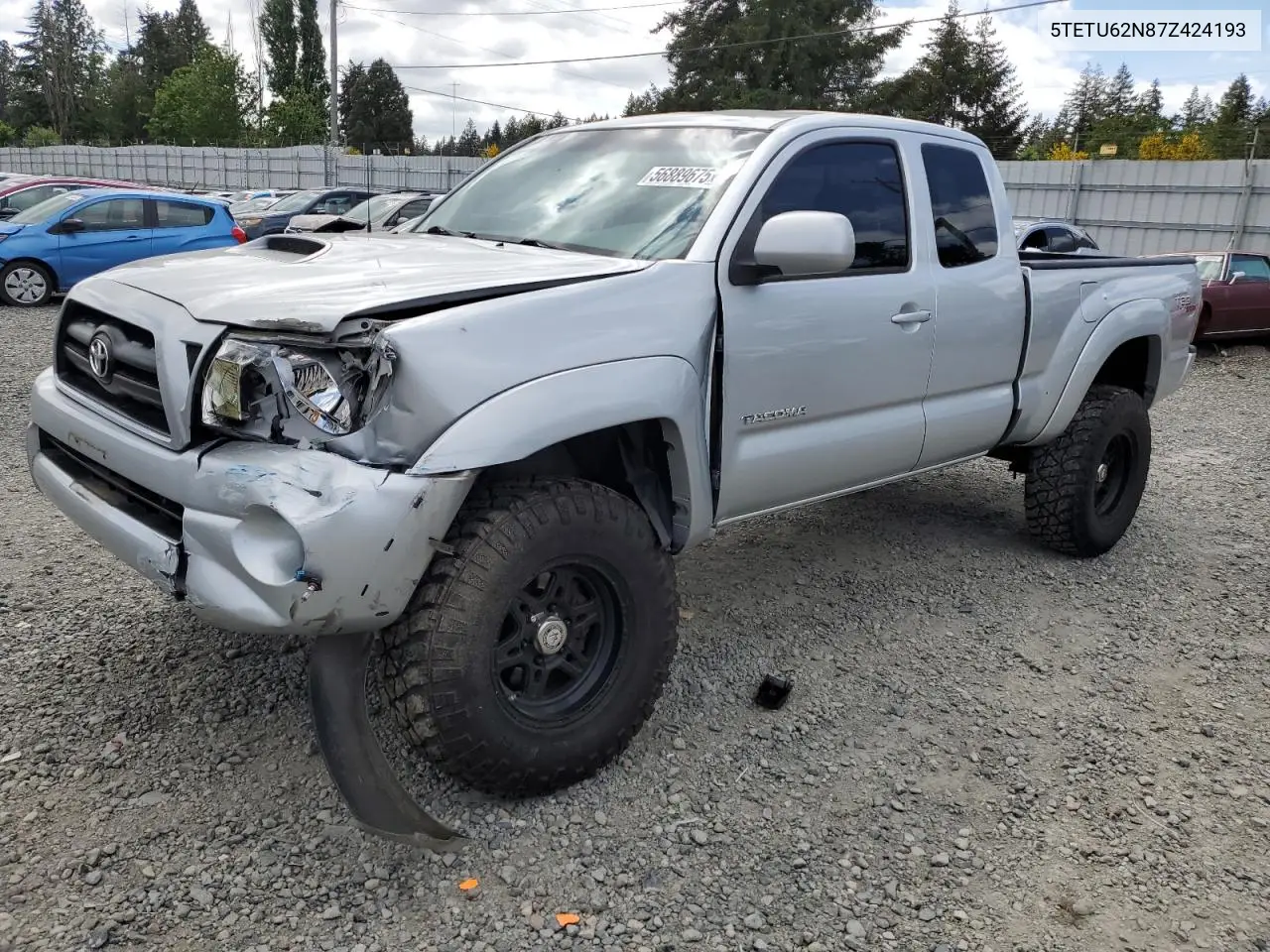 5tetu62n87z424193 5TETU62N87Z424193 2007 Toyota Tacoma Prerunner Access Cab