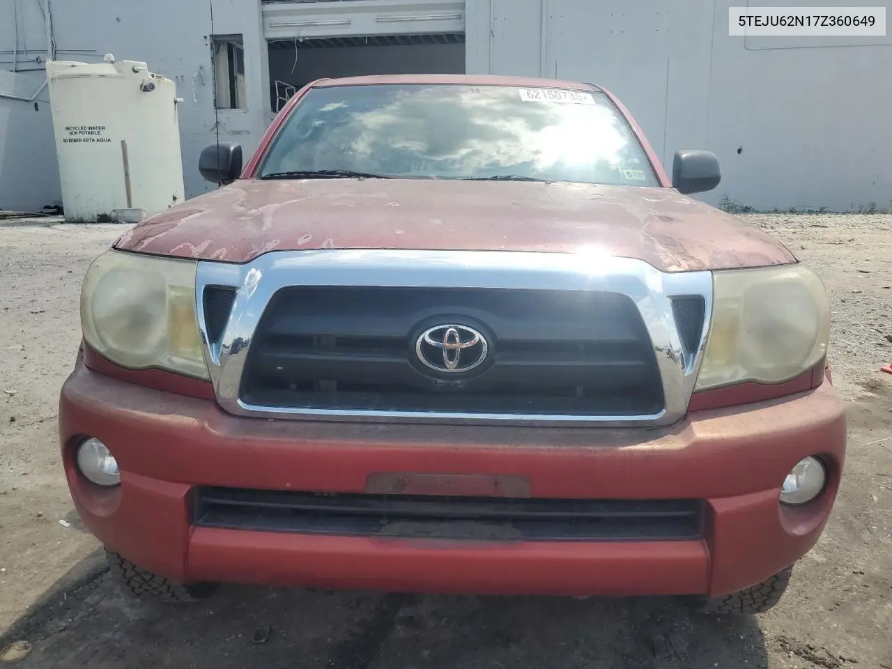 2007 Toyota Tacoma Double Cab Prerunner VIN: 5TEJU62N17Z360649 Lot: 62150735