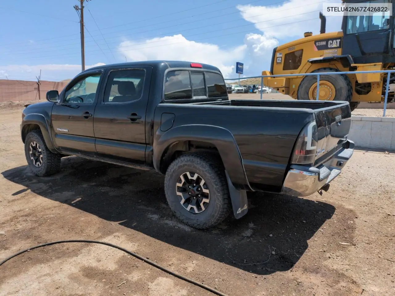 2007 Toyota Tacoma Double Cab VIN: 5TELU42N67Z426822 Lot: 62294685