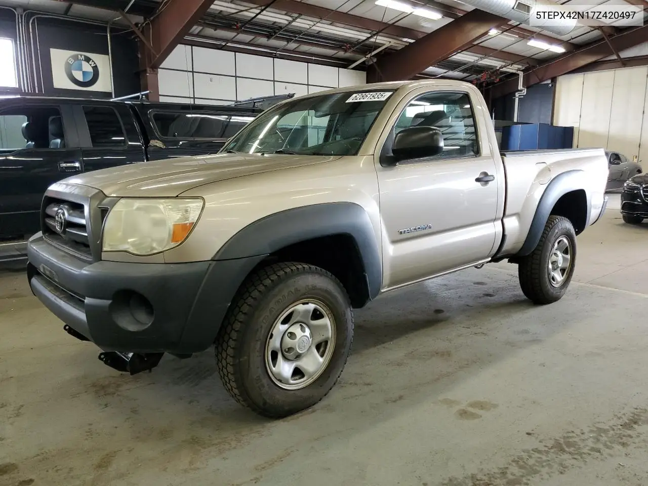 2007 Toyota Tacoma VIN: 5TEPX42N17Z420497 Lot: 62861935