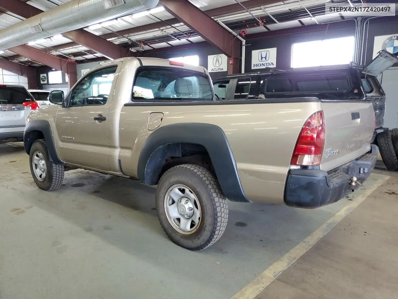 2007 Toyota Tacoma VIN: 5TEPX42N17Z420497 Lot: 62861935