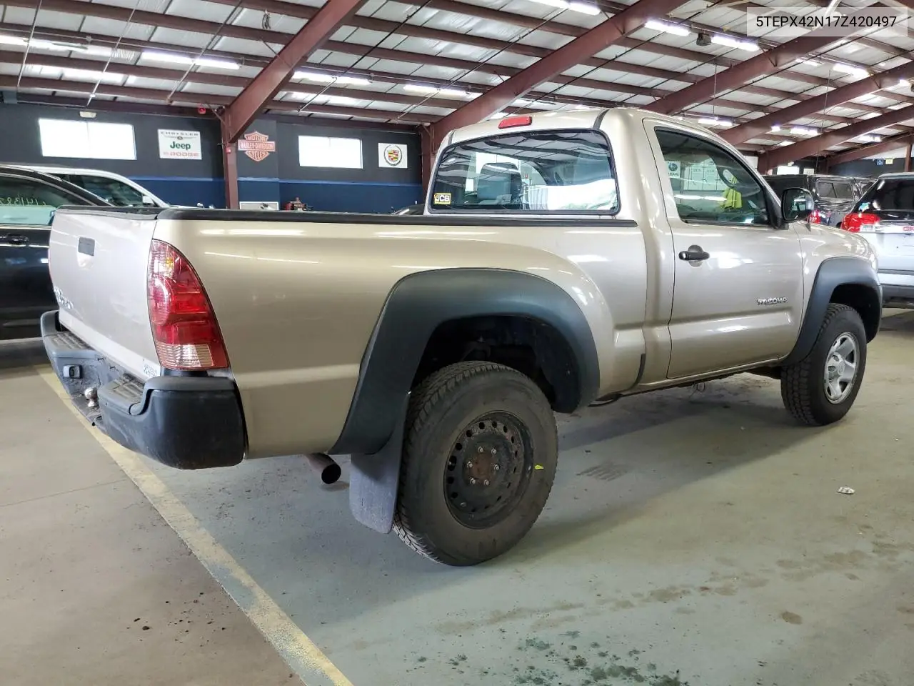 2007 Toyota Tacoma VIN: 5TEPX42N17Z420497 Lot: 62861935