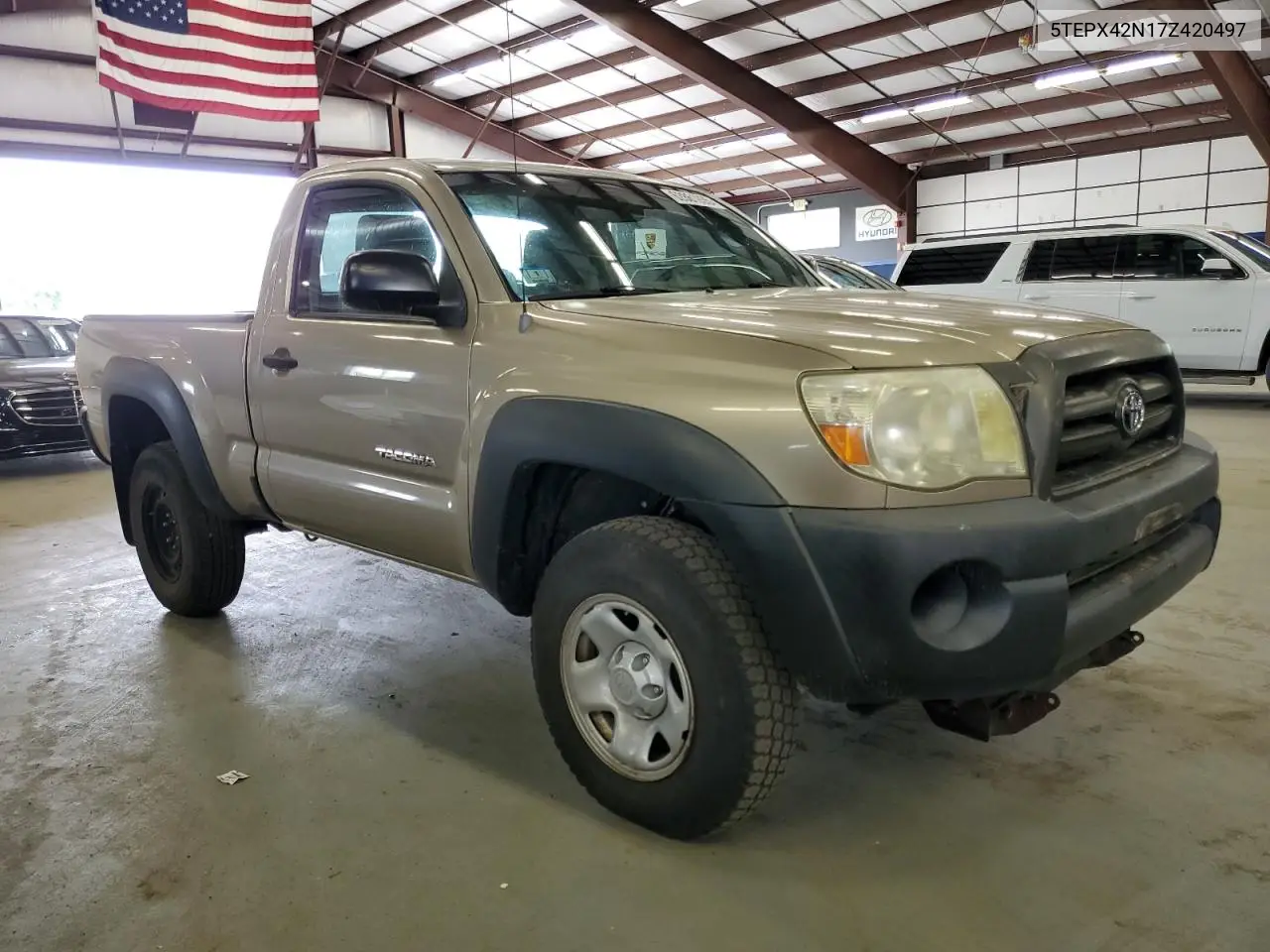 2007 Toyota Tacoma VIN: 5TEPX42N17Z420497 Lot: 62861935