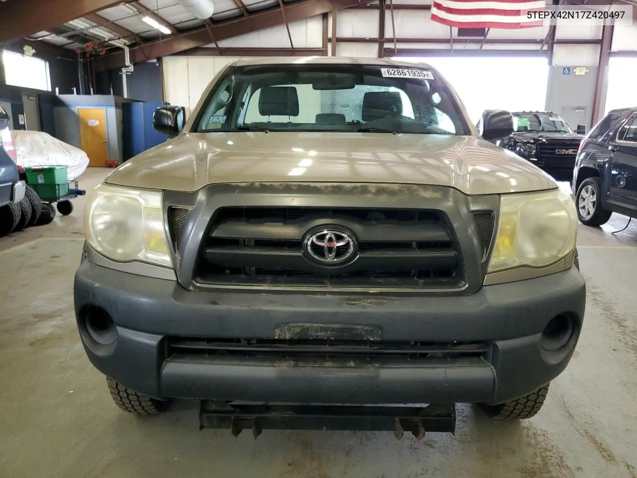 2007 Toyota Tacoma VIN: 5TEPX42N17Z420497 Lot: 62861935