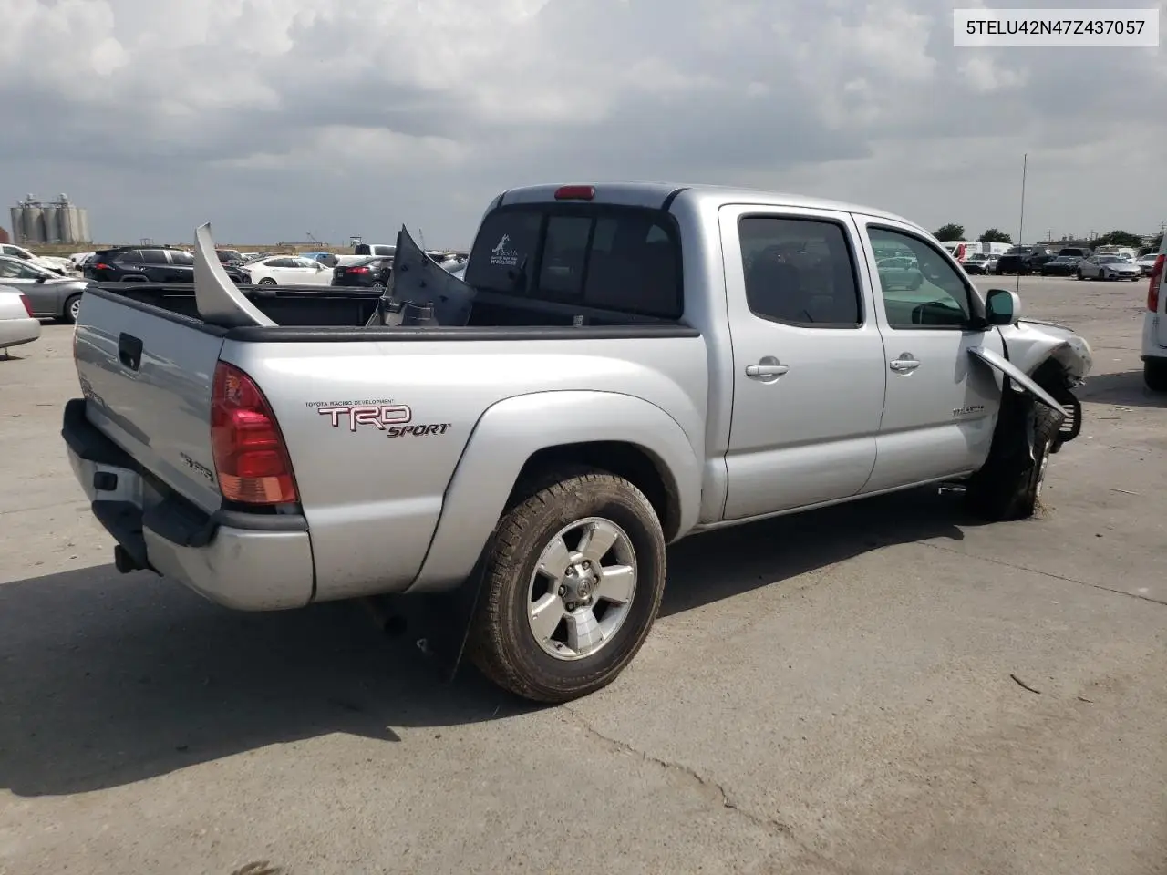 2007 Toyota Tacoma Double Cab VIN: 5TELU42N47Z437057 Lot: 62932615