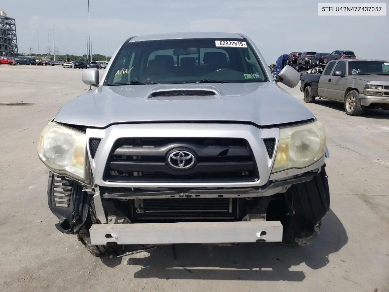 2007 Toyota Tacoma Double Cab VIN: 5TELU42N47Z437057 Lot: 62932615