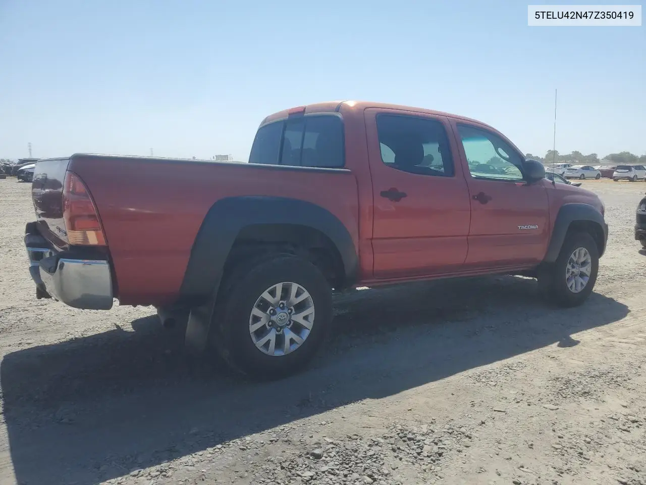 2007 Toyota Tacoma Double Cab VIN: 5TELU42N47Z350419 Lot: 62960325