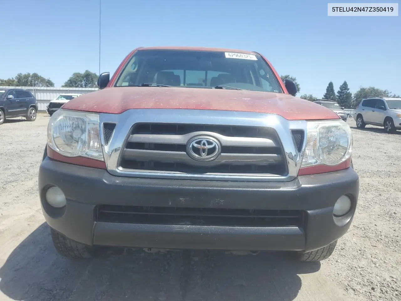 2007 Toyota Tacoma Double Cab VIN: 5TELU42N47Z350419 Lot: 62960325