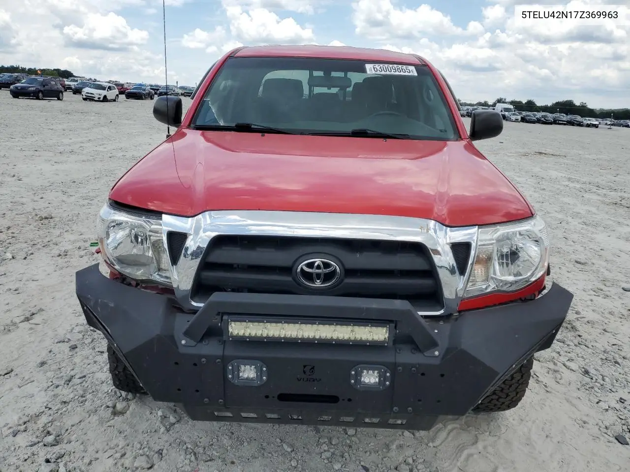 2007 Toyota Tacoma Double Cab VIN: 5TELU42N17Z369963 Lot: 63009865