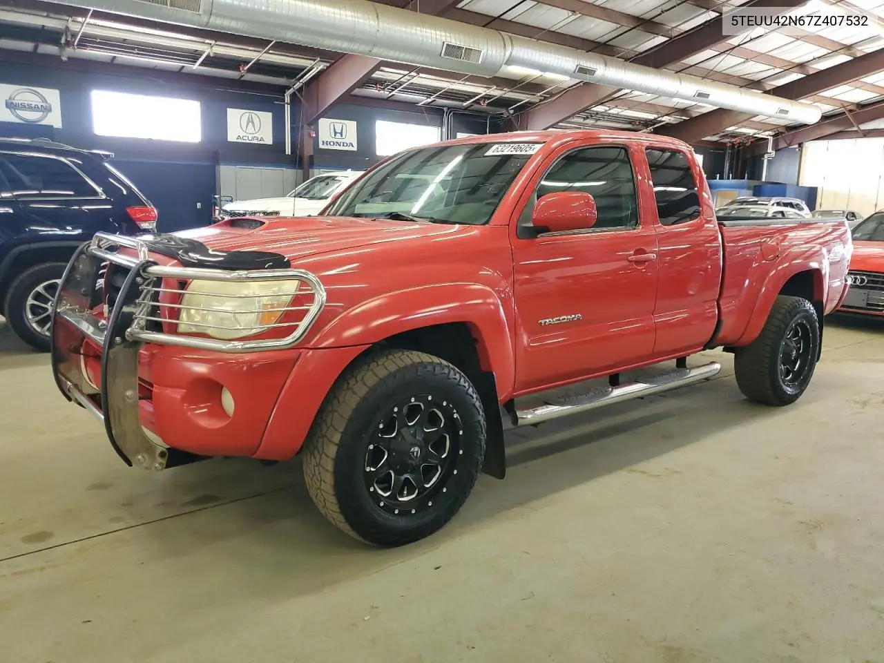 2007 Toyota Tacoma Access Cab VIN: 5TEUU42N67Z407532 Lot: 63219605