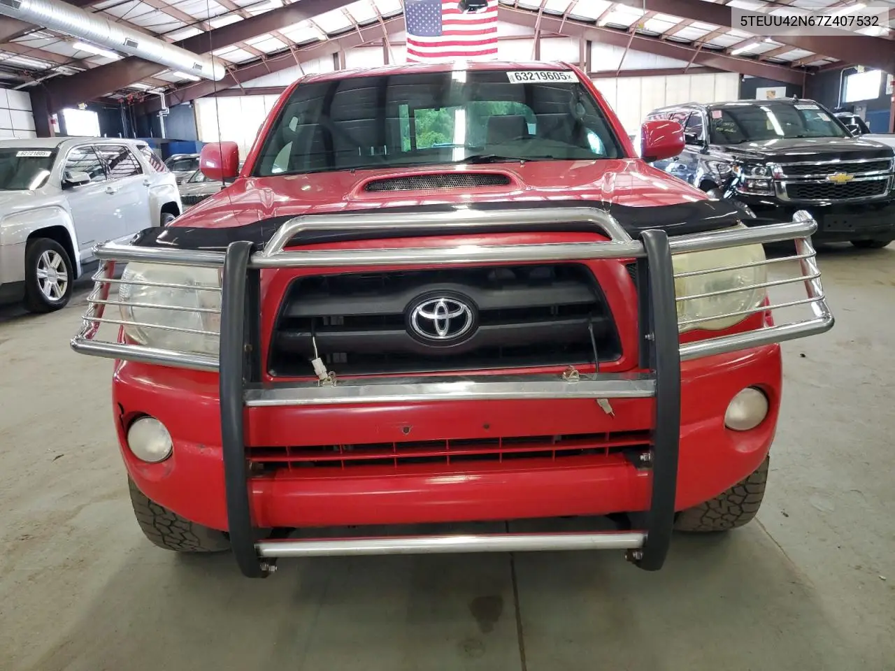 2007 Toyota Tacoma Access Cab VIN: 5TEUU42N67Z407532 Lot: 63219605