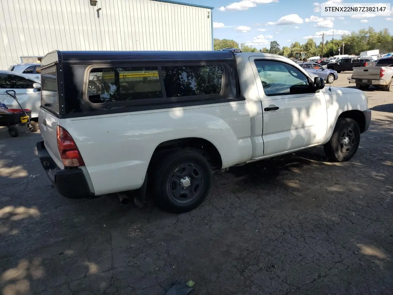 2007 Toyota Tacoma VIN: 5TENX22N87Z382147 Lot: 63605665