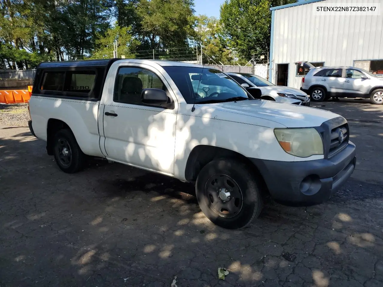 2007 Toyota Tacoma VIN: 5TENX22N87Z382147 Lot: 63605665
