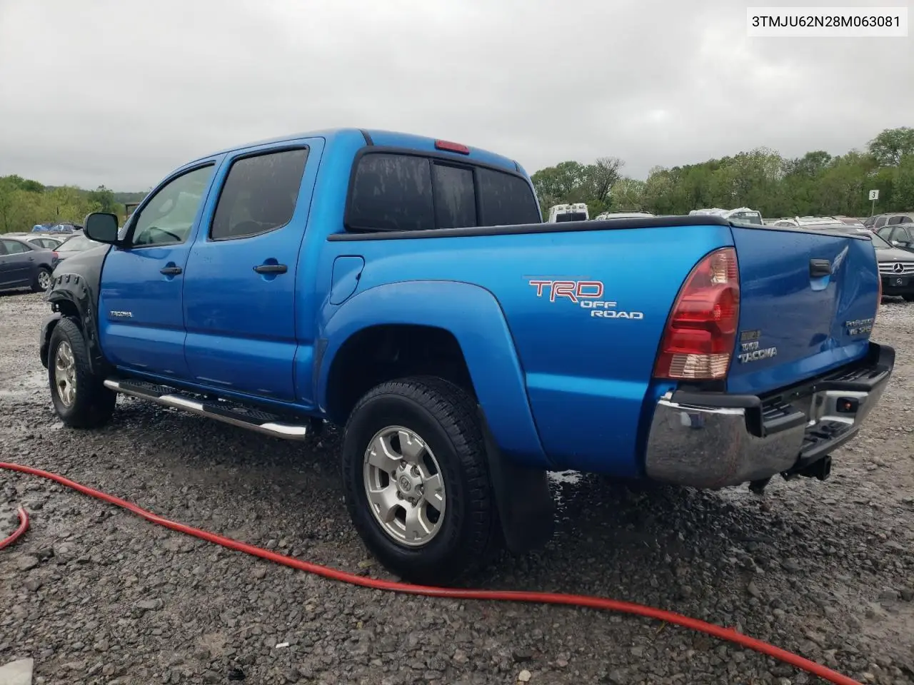 2008 Toyota Tacoma Double Cab Prerunner VIN: 3TMJU62N28M063081 Lot: 51864405