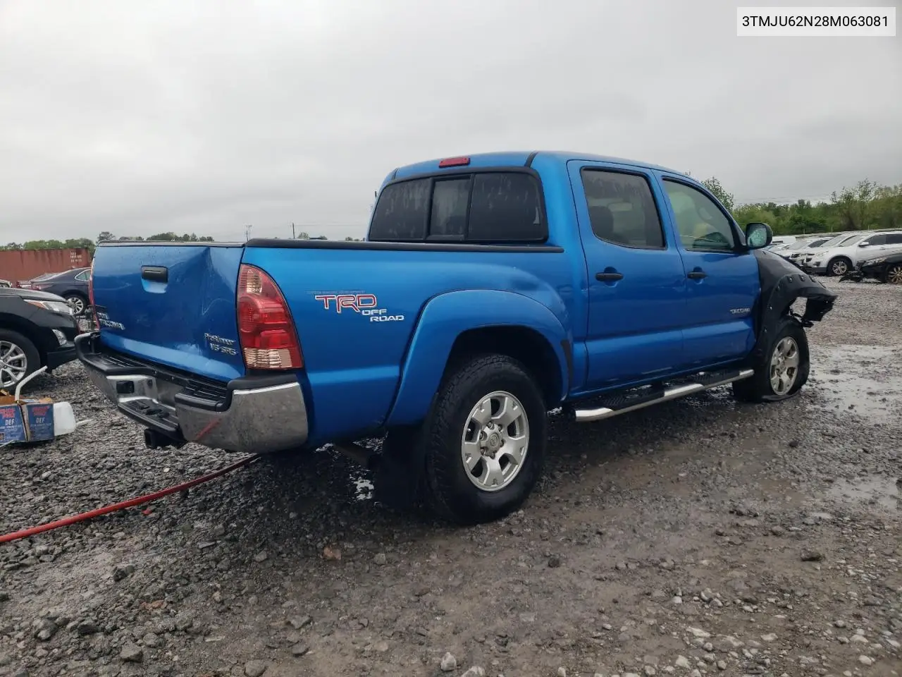 2008 Toyota Tacoma Double Cab Prerunner VIN: 3TMJU62N28M063081 Lot: 51864405