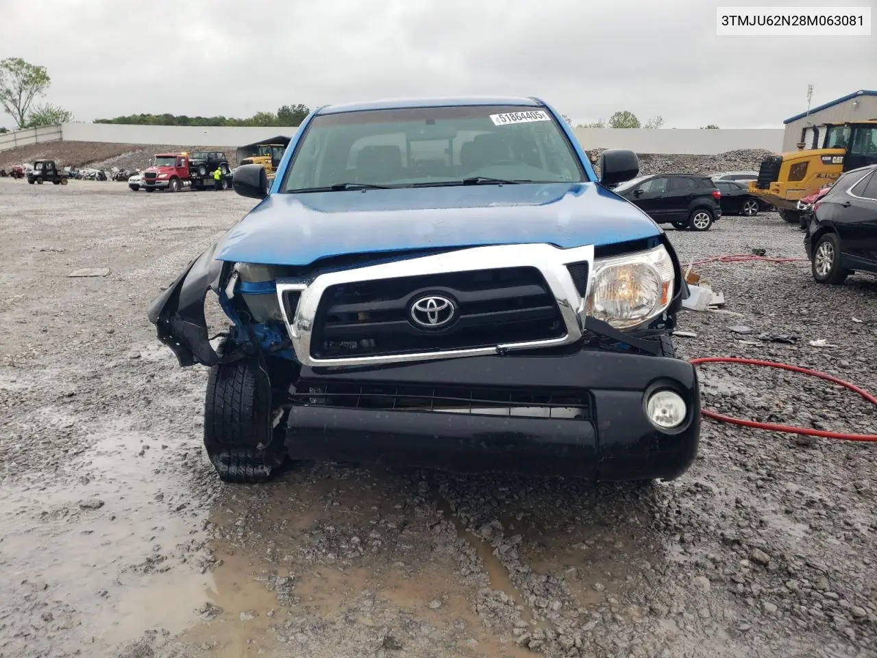 2008 Toyota Tacoma Double Cab Prerunner VIN: 3TMJU62N28M063081 Lot: 51864405