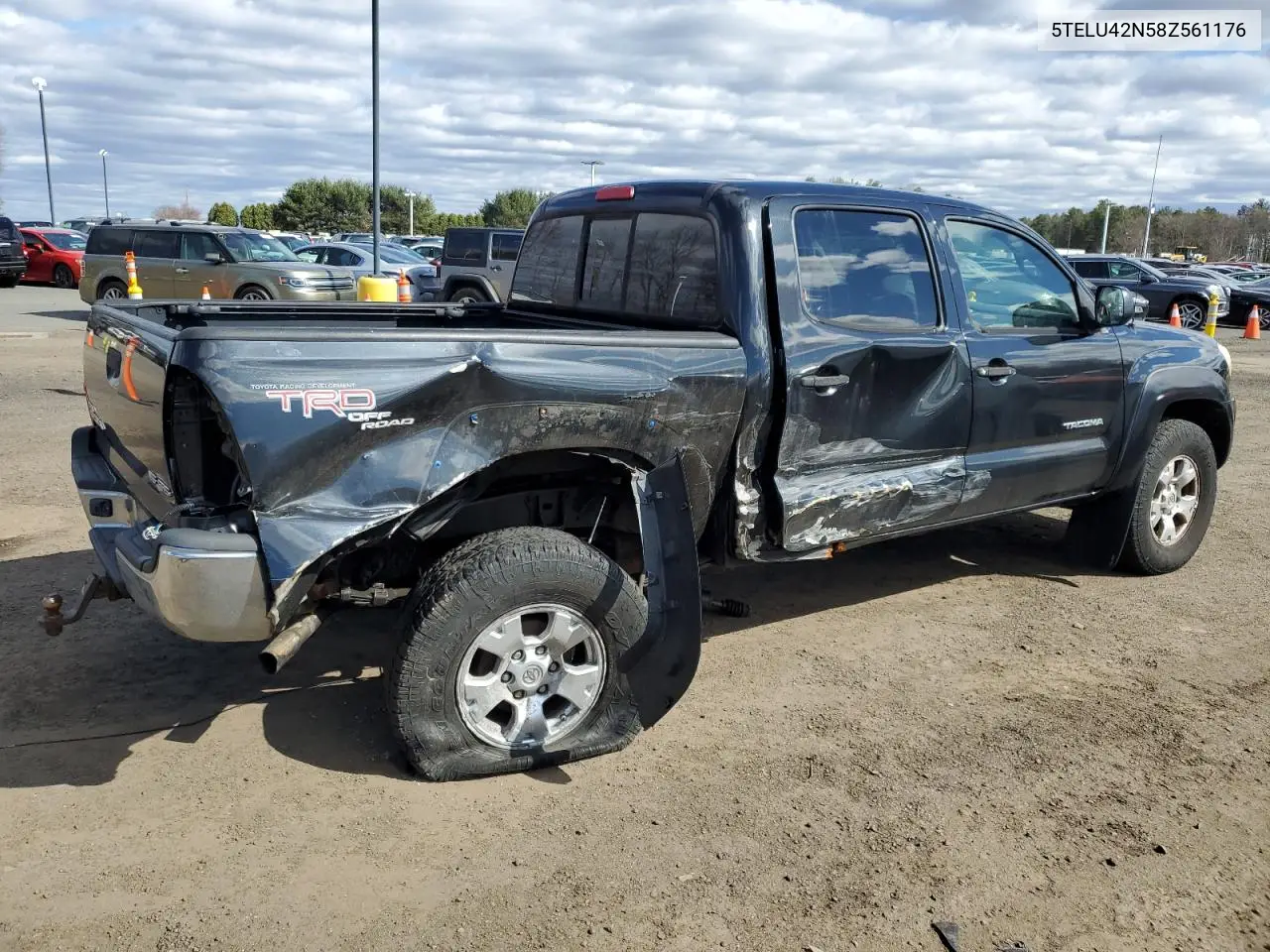 2008 Toyota Tacoma Double Cab VIN: 5TELU42N58Z561176 Lot: 53073115