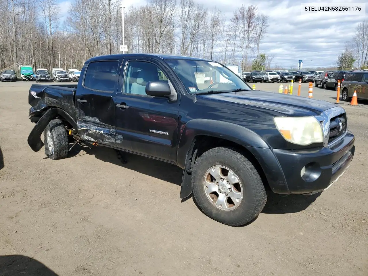 2008 Toyota Tacoma Double Cab VIN: 5TELU42N58Z561176 Lot: 53073115
