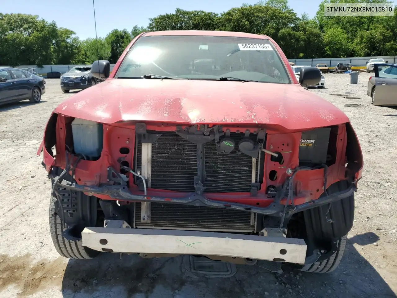 2008 Toyota Tacoma Double Cab Prerunner Long Bed VIN: 3TMKU72NX8M015810 Lot: 56237155
