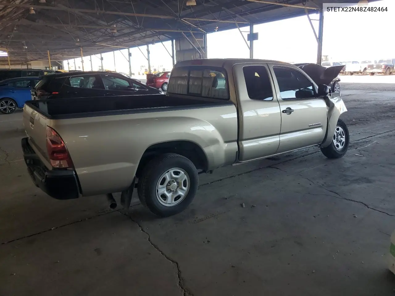 2008 Toyota Tacoma Access Cab VIN: 5TETX22N48Z482464 Lot: 60105795