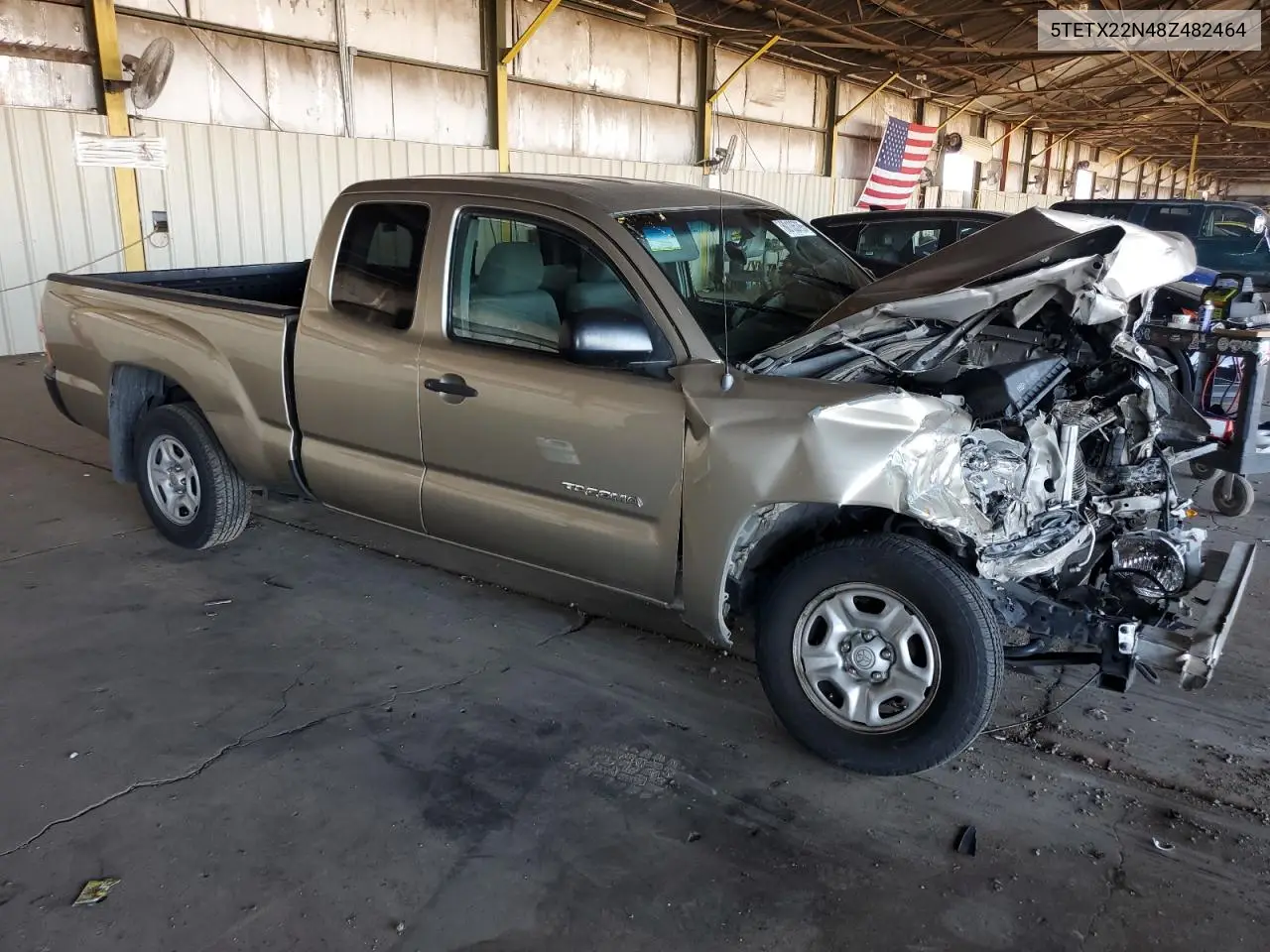2008 Toyota Tacoma Access Cab VIN: 5TETX22N48Z482464 Lot: 60105795