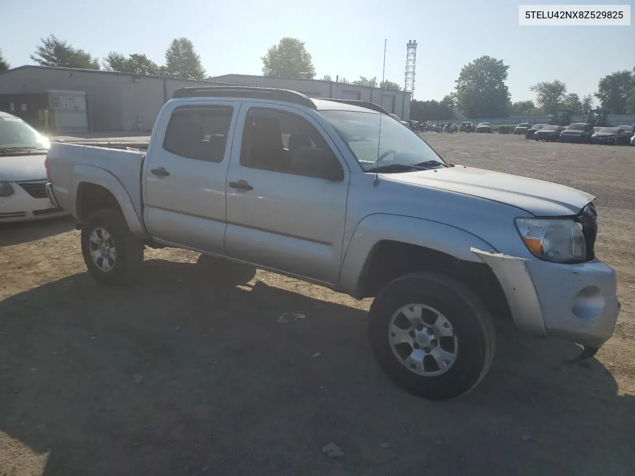 2008 Toyota Tacoma Double Cab VIN: 5TELU42NX8Z529825 Lot: 61478845