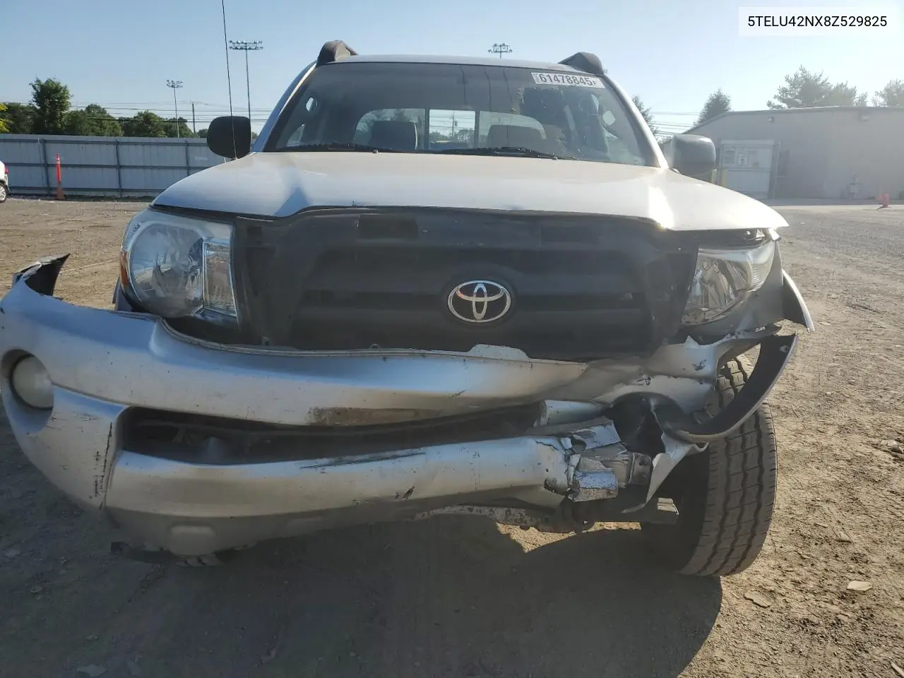 2008 Toyota Tacoma Double Cab VIN: 5TELU42NX8Z529825 Lot: 61478845