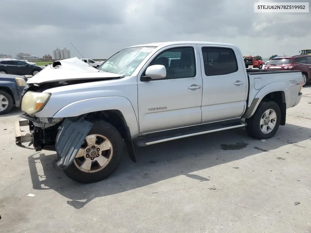 2008 Toyota Tacoma Double Cab Prerunner VIN: 5TEJU62N78Z519952 Lot: 62936955