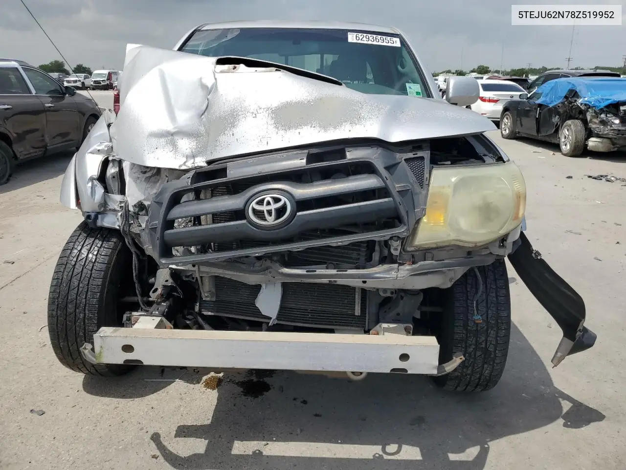 2008 Toyota Tacoma Double Cab Prerunner VIN: 5TEJU62N78Z519952 Lot: 62936955