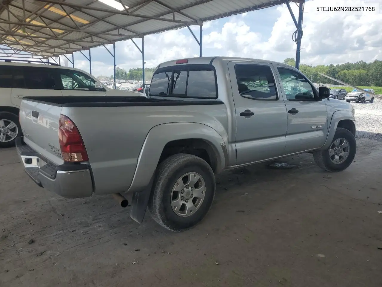 2008 Toyota Tacoma Double Cab Prerunner VIN: 5TEJU62N28Z521768 Lot: 63033415