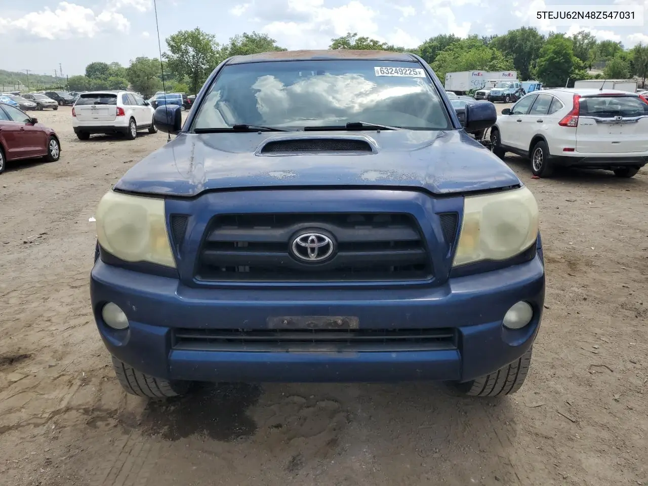 2008 Toyota Tacoma Double Cab Prerunner VIN: 5TEJU62N48Z547031 Lot: 63249225
