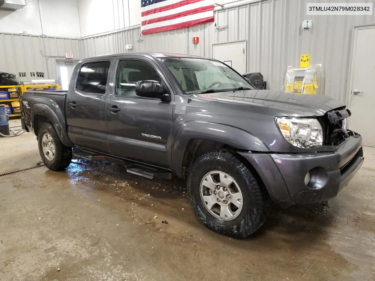 2009 Toyota Tacoma Double Cab VIN: 3TMLU42N79M028342 Lot: 55318155
