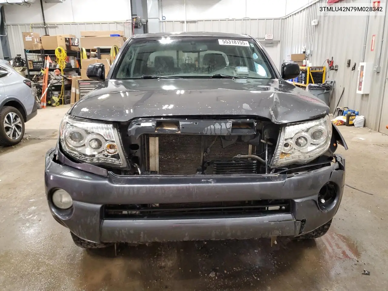 2009 Toyota Tacoma Double Cab VIN: 3TMLU42N79M028342 Lot: 55318155