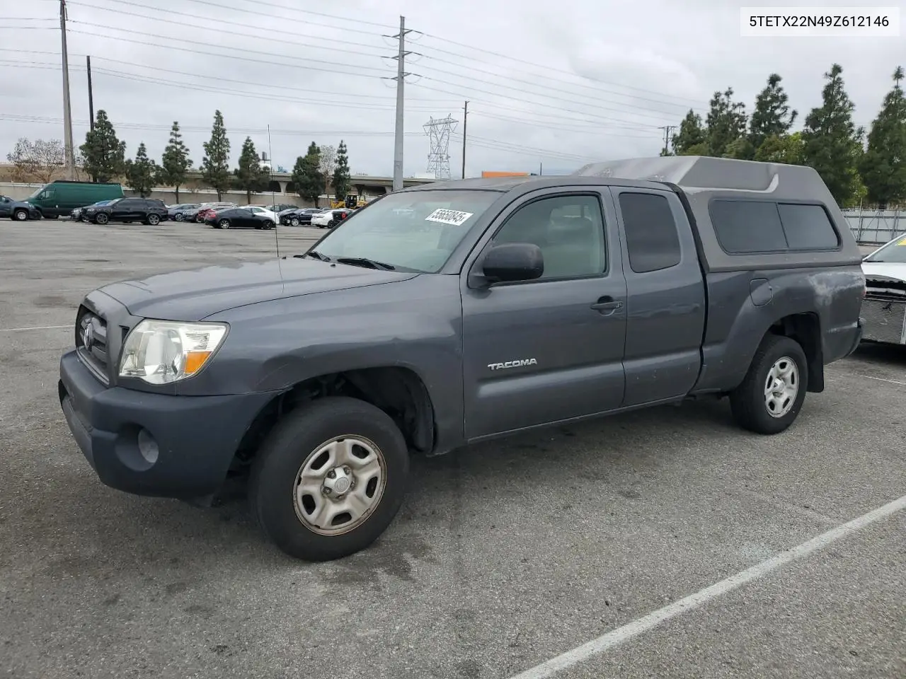 2009 Toyota Tacoma Access Cab VIN: 5TETX22N49Z612146 Lot: 55650845
