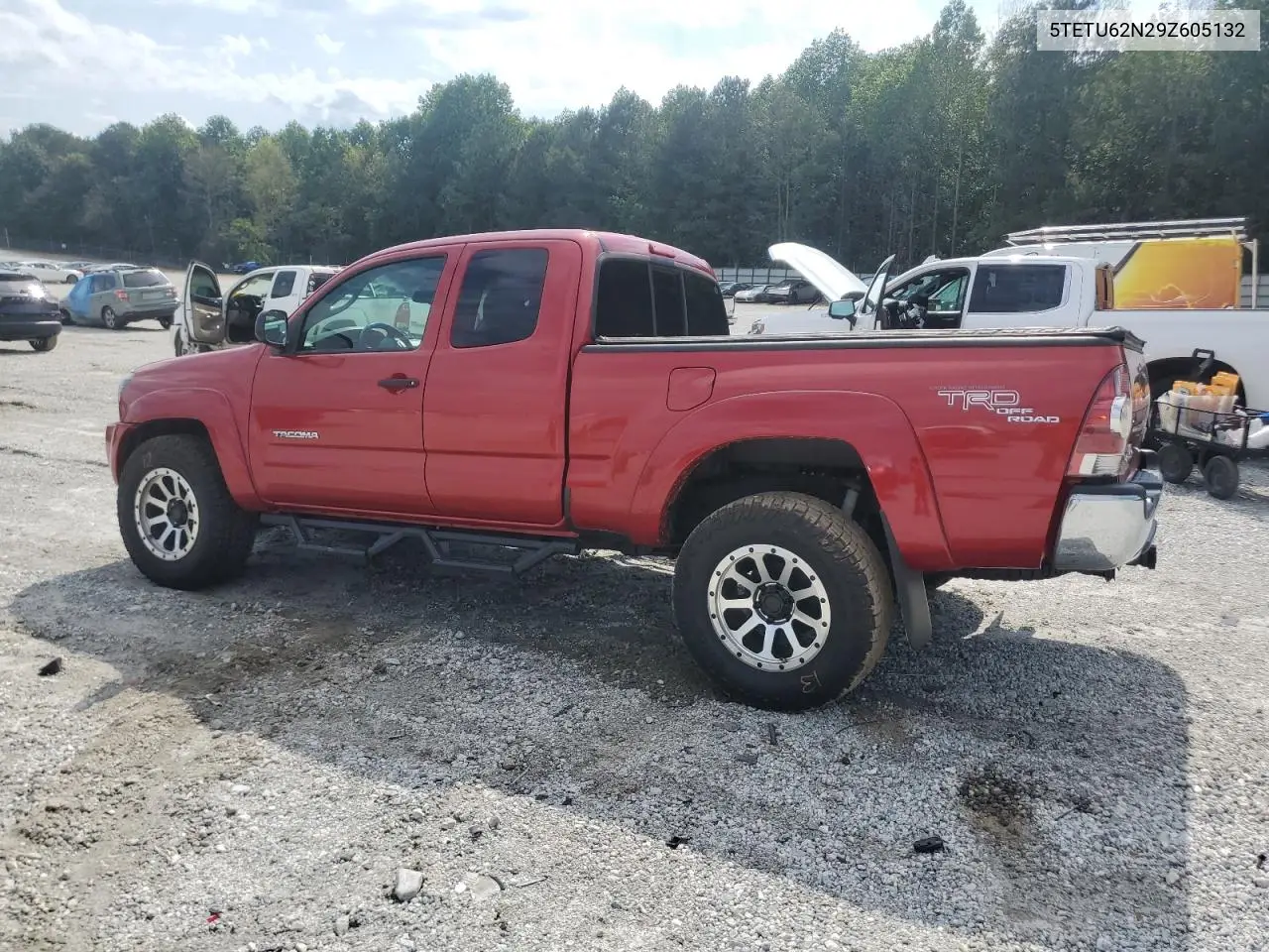 2009 Toyota Tacoma Prerunner Access Cab VIN: 5TETU62N29Z605132 Lot: 57039505